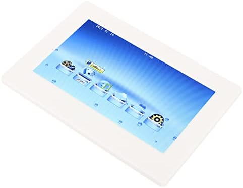 מסגרת תמונה דיגיטלית, מסגרת תמונה דיגיטלית לבנה בגודל 7 אינץ ', אלבום אלקטרוני רב -פונקציונלי HD עם תמיכה בשלט רחוק
