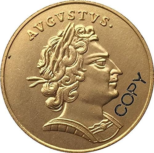 מטבע אתגר 24 K מצופה זהב פולין 1709 עותק מטבע