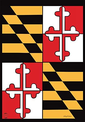 Briarwood Lane State of Maryland Garden Flag 12.5 x 18
