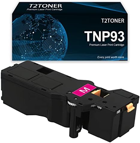 T2Toner מיוצר מחדש TNP93 TNP-93 מחסנית טונר MAGENTA החלפת קוניקה מינולטה ביזוב C3100I מדפסת .1 PK