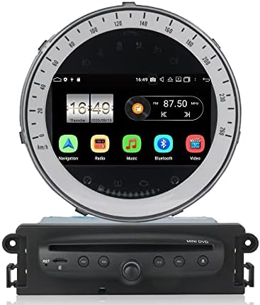 Dlisten Android 10 Stereo Stereo DVD Player GPS Navigation Navigation HeadUnit Carplay AndroidAuto עבור BMW מיני קופר האצ'בק להמרה Roadster