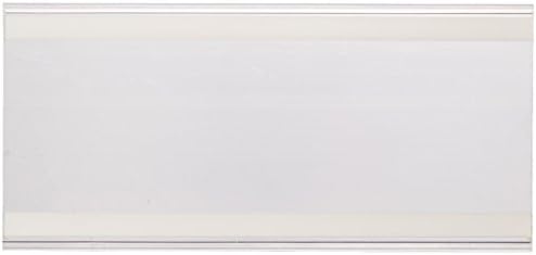 Azar מציג 199618 11 W x 5 h דבק-גב-גבי C-Channel Nameplate