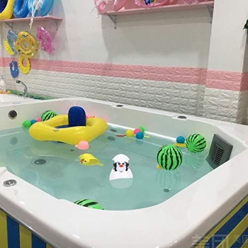 Nuobesty ילדים צעצועים אמבטיה צעצועים פינגווין צף מפזרים מפזרים צעצועי ביצה צבעוניים צבעוניים מים מקלחת חיה רחצה בקיץ ציוד שחייה ציוד