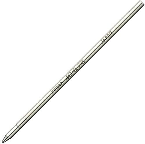 Zebra B-BR-8A-4C-BK Sharbo מבוסס עט עט עט, 4C-0.7 ליבה, שחור, 10 חתיכות