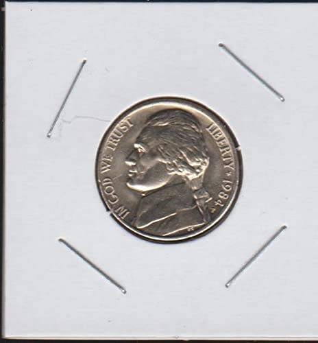 1984 P Jefferson Choice Nickel Uncirculated Us Mint