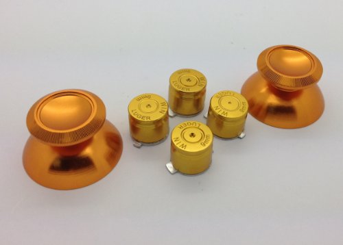 כפתורי כדור זהב מתכת של E-Mods ™ מתכת