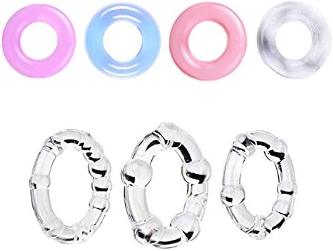 פטניום 3 יחידות טבעות זין סיליקון, טבעת טבעת פין עיכוב טבעת זקפה זין זקיפת טבעת שיפור צעצוע מין לגבר או לזוגות משחק