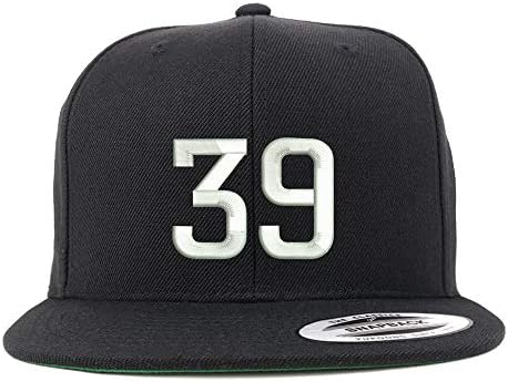 טרנדי הלבשה חנות מספר 39 רקום סנפבק פלאטביל בייסבול כובע