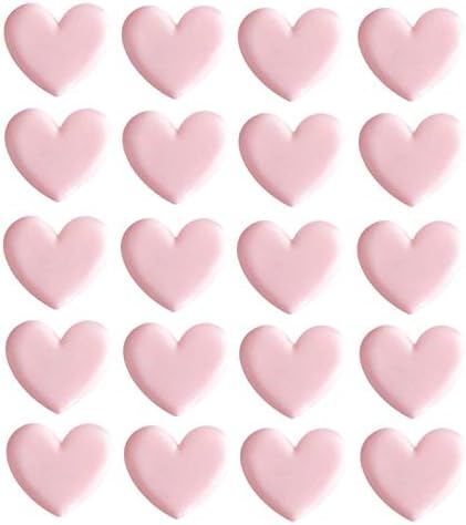 Chris.W קטעי קלסר בצורת לב חמודים, קטעי נייר דקורטיביים מיני, 1.4 x 0.82 אינץ ', חבילה של 20