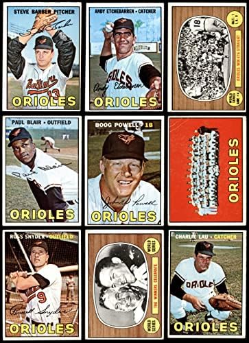 1967 Topps Baltimore Orioles ליד צוות SET Baltimore Orioles VG+ Orioles