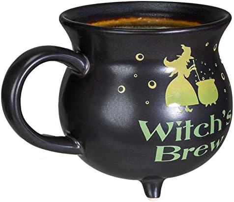 כלי שינה של כלי מתנה פסיפיק מכשפה של מכשפה קרמיקה קרמיקה חרסינה קפה קערת מרק מרק 32 fl oz