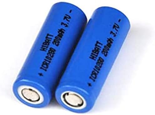 MORBEX תואם 3 יחידות 3.7V 10280 ליתיום יון סוללה נטענת סוללה תאי לי-יון Baterias pilas 200mah עבור מכשיר LED Flashtign Digital Digital