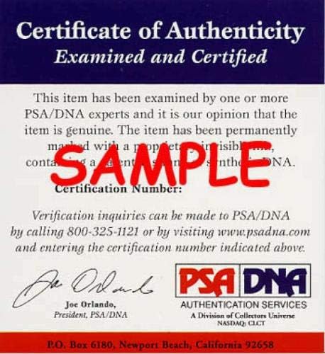 ג'ימי ג'ונסון PSA DNA COA חתום 5x7 חתימת חתימות וינטג 'חתימה - תמונות NFL עם חתימה