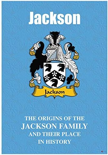 אני Luv Ltd ג'קסון ג'קסון חוברת היסטוריה של שם משפחה משפחתי עם עובדות היסטוריות קצרות