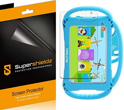 סופרשילדז מיועד לטופלוטק לילדים מגן מסך בגודל 7 אינץ' , נגד בוהק ומגן נגד טביעות אצבע