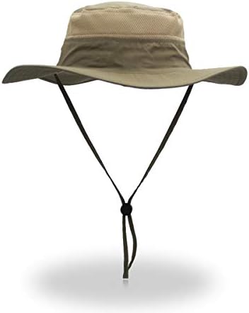 כובעי דיג של EONPOW UPF50 אטום לרוח+ הגנת UV דלי חוף רשת SUN HAT 56-61 סמ