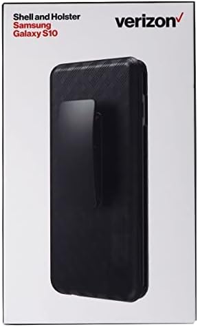 מארז מעטפת Verizon ונרתיק לסמארטפונים של סמסונג גלקסי S10 - שחור