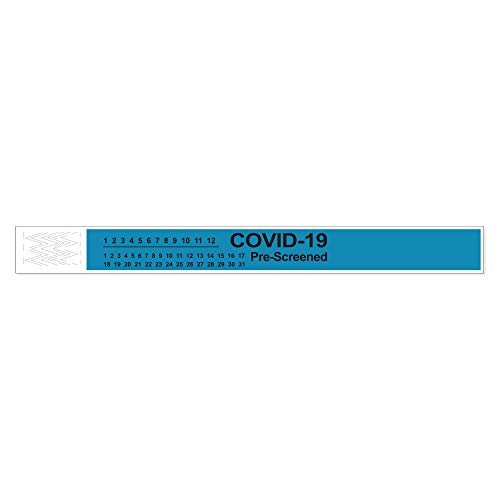 להקות Short Stay® Tyvek®-מודפס מראש covid-19 מראש.