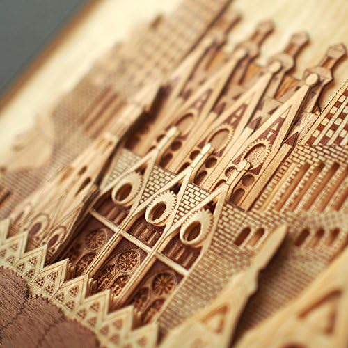 ערכת אמנות מעץ קינובה קיהארי סגרדה פמיליה מיוצרת ביפן