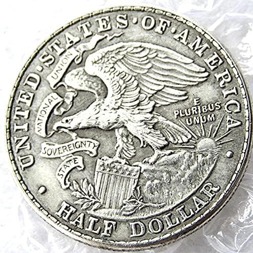 מטבע זיכרון אמריקאי חצי דולר 1918 עותק זר מצופה כסף