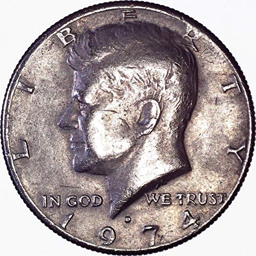 1974 D Kennedy Half Dollar 50c בסדר מאוד