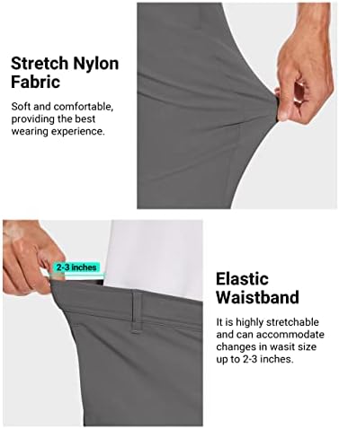 מכנסי גולף מיוחדים של מכנסי גולף רזים מכנסי טיול מכנסיים משקל קל משקל קל משקל.
