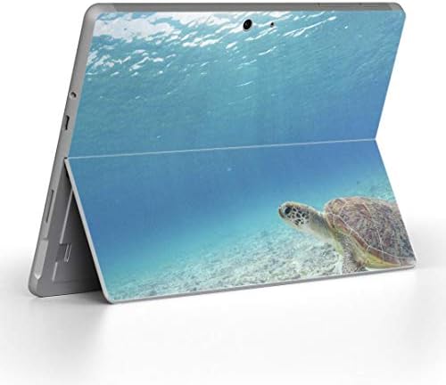 כיסוי מדבקות Igsticker עבור Microsoft Surface Go/Go 2 Ultra Sture Stight Body Sceeks 004605 Sea Turtle Sea Photo