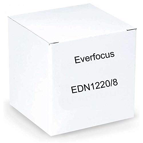 Everfocus edn1220/8 מלא היה מצלמת רשת Dome WDR מיני, 2 מגה -פיקסל, חיישן תמונה של CMOS, עדשת 8 ממ, 12VDC ו- POE