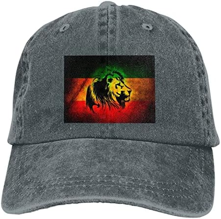 דנו ג'מייקני דגל אריה כובע בייסבול גבר כובע סנאפבק כובע כובש מתכוונן כובעי דיג
