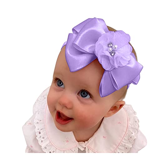 תינוק בנות סרטי ראש עם תינוק קשתות שיער קשת 1 מחשב נמתח אביזרי פרחוני ש ומתוק תינוקת