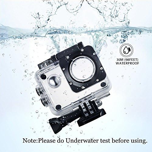 מצלמת פעולה vvhooy מארז עמיד למים מארז צלילה מתחת למים מארז מגן תואם ל- Akaso EK7000 EK5000/Remali Capturecam/Apexcam/Vemont/Eken H9R/HLS/Jadfezy