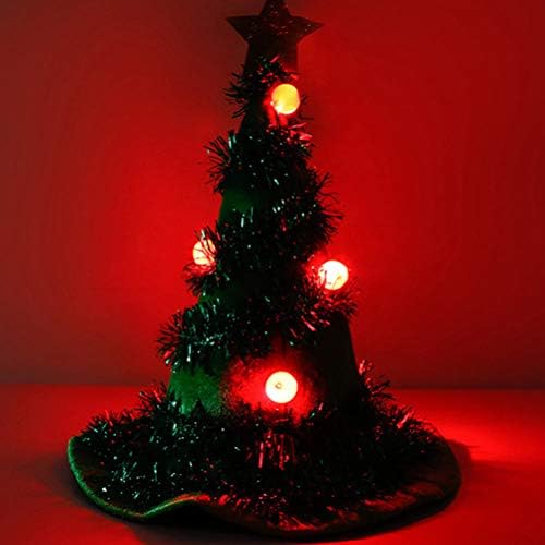 עבאודם יצירתי חג המולד בדים לא ארוגים כובע חג המולד עץ צורת קישוטי יפה מסיבת אבזרי-