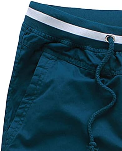 מכנסיים קצרים מתכווננים של גברים מתכווננים מכנסיים קצרים משקל קל משקל מותניים אלסטיים מקצרים חוף אימון מכנסיים קצרים