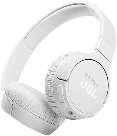 JBL Tune 660NC: אוזניות אלחוטיות על האוזן עם ביטול רעש פעיל - לבן