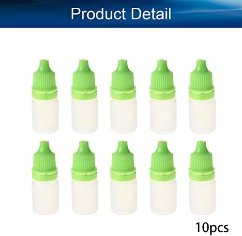 בטומשין 5 מיליליטר פלסטיק טפטפת בקבוקי 10 יחידות ריק סחיט עין נוזל טפטפת בקבוקים עם כובעים