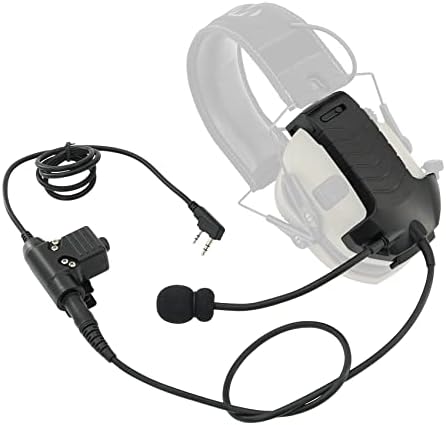 TsvisionCore Microphone & PTT עבור אוזניות מבטלות רעשי תער של ווקר