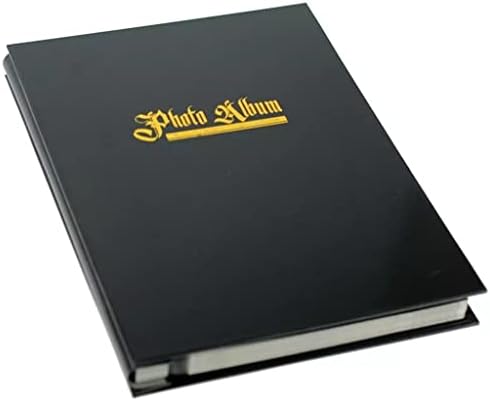 Dlvkhkl אלבום תמונות שחור אלבום דבק עצמי של ספר זיכרון DIY סרט מגן שמור תמונות לצמיתות