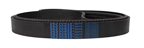 D&D Powerdrive R5VX1120-5 חגורת V עם חגורה V עם 5 להקות, גומי