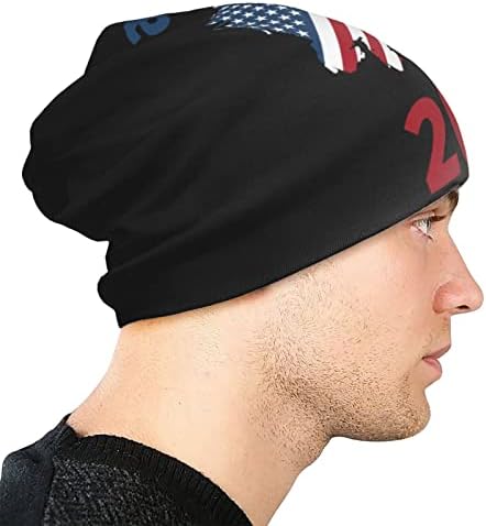 קאדוקס דסנטיס 2024 כובע כפה לשני המינים חם לסרוג כפה רפויה לגברים ונשים גמישות לנשימה כובע גולגולת בארה ' ב שחור