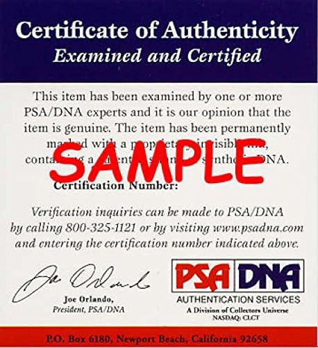 צוות Alan Ameche PSA DNA COA חתימה על חתימה