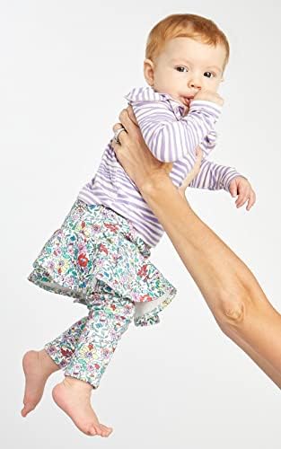 רקטות של חצאית תינוקות מדהימה חצאית, חצאית דו-פרטית, גרביונים חסרי כף רגל רכים ונעימים, תחתית פעוטות נוחות