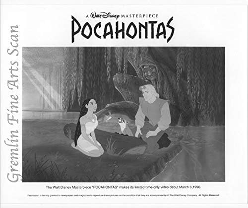פוקהונטס אנימציה-לובי כרטיס פרסום עדיין-וולט דיסני