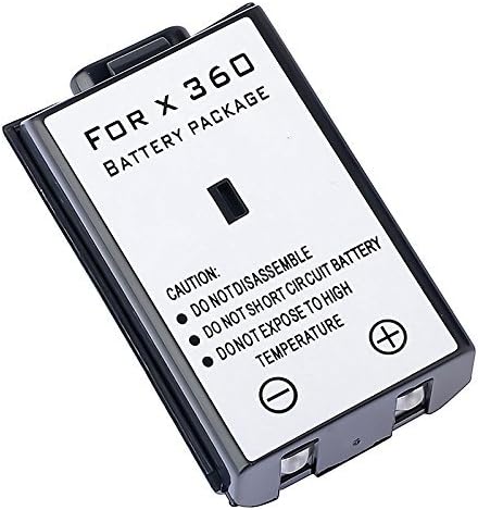 חפיסת סוללות 3600mAh נטענת 3600mAh + כבל מטען USB לדגם בקר Xbox 360: