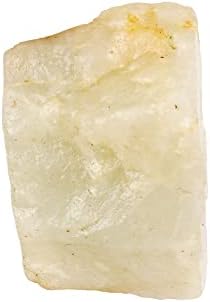 Gemhub 323.7 CT גביש ריפוי אבן ירח לבן טבעי, טבעי גול