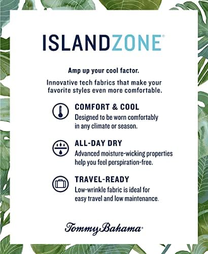 Tommy Bahama גברים ב- Par IslandZone מכנסיים קצרים בגודל 8 אינץ 'עם מתיחה