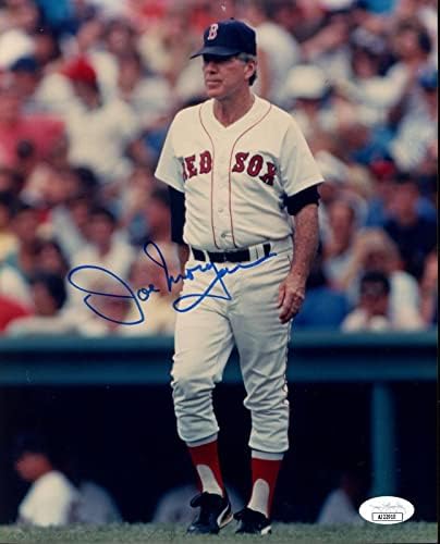 ג'ו מורגן חתימה 8x10 תמונה בוסטון רד סוקס JSA 177840 - תמונות MLB עם חתימה
