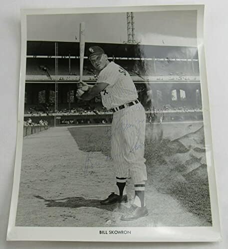 ביל מוס סקוברון חתום על חתימה אוטומטית 8x10 תמונה VIII - תמונות MLB עם חתימה