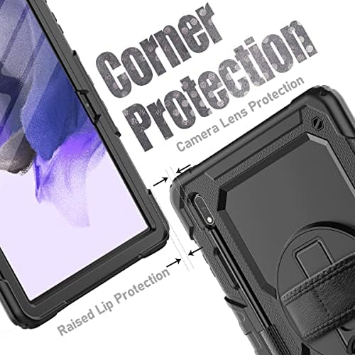 HXCASEAC עבור Galaxy Tab S7 Fe / S8 Plus / S7 Plus 5G Case 12.4 אינץ