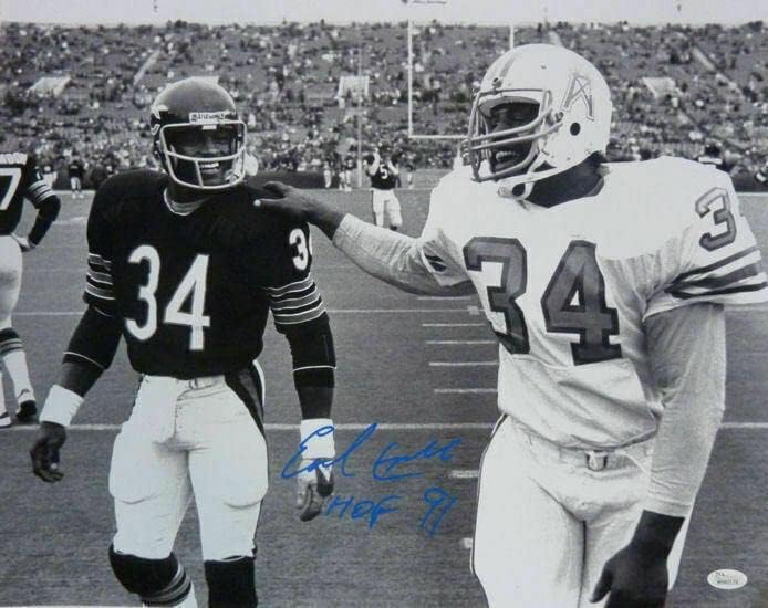 ארל קמפבל חתימה/חתומה על יוסטון אוילרס 16x20 צילום HOF JSA 10771 - תמונות NFL עם חתימה