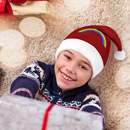 קשת גאווה חג המולד כובע אישית סנטה כובע מצחיק חג המולד קישוטים